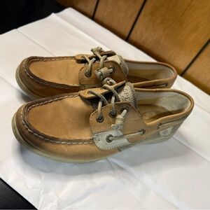 Sperry Brown/Tan Leather Boat Shoes